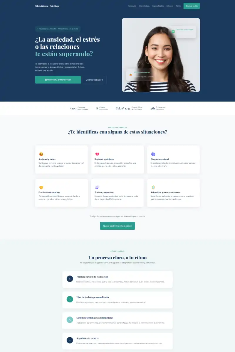 Demo web psicólogos